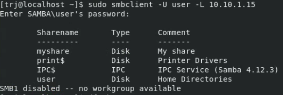 workgroup SMB1 disabled